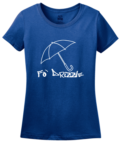 Ladies Royal Fo Drizzle Umbrella - Funny Hip-Hop Pun Snoop Dogg Joke Rap T-shirt