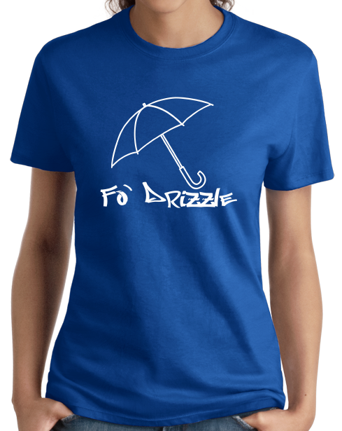 Ladies Royal Fo Drizzle Umbrella - Funny Hip-Hop Pun Snoop Dogg Joke Rap T-shirt
