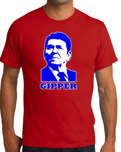 Standard Red Gipper - Ronald Reagan Republican Conservative Icon Cold War T-shirt