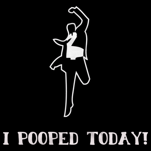I POOPED TODAY! Black art preview