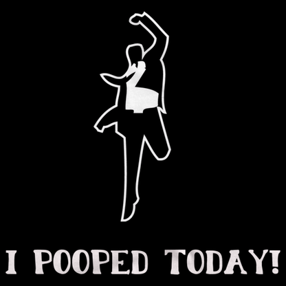 I POOPED TODAY! Black art preview