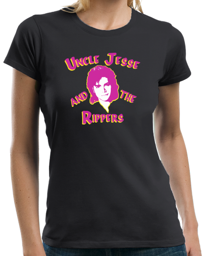 Ladies Black JESSE AND THE RIPPERS T-shirt