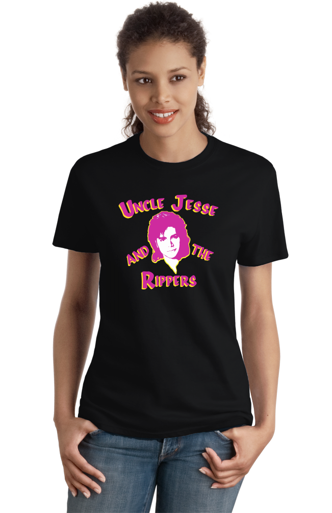 Ladies Black JESSE AND THE RIPPERS T-shirt