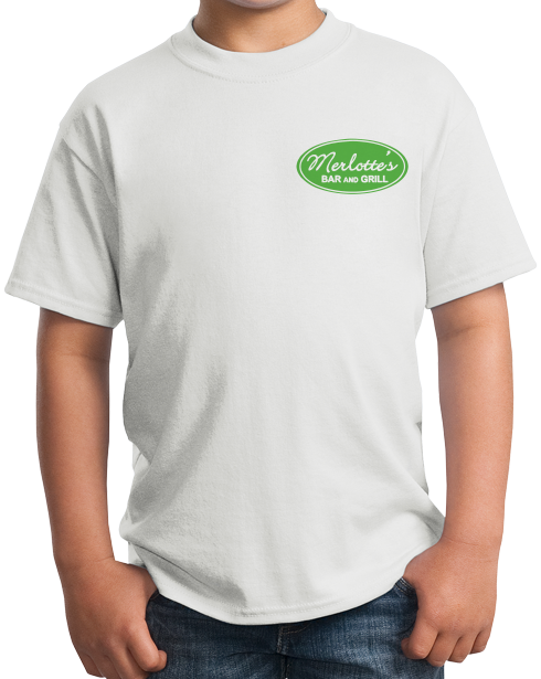 Youth White MERLOTTE'S BAR T-shirt