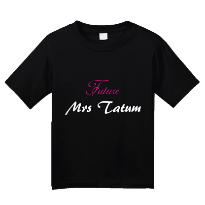 Youth Black FUTURE MRS. TATUM T-shirt