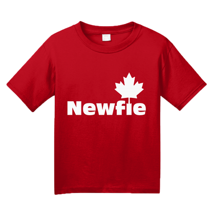 Youth Red Newfie Pride - Newfoundland Atlantic Canada St. Johns T-shirt