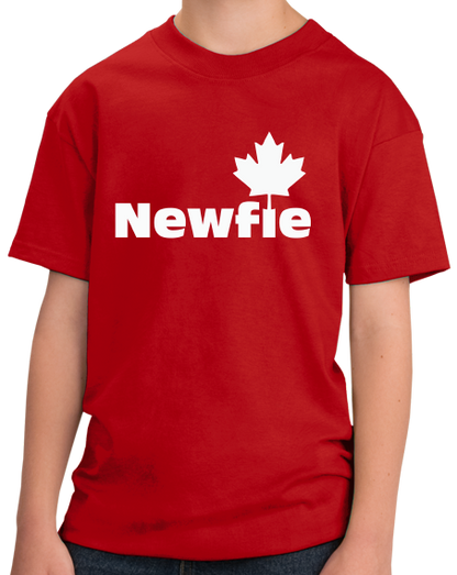 Youth Red Newfie Pride - Newfoundland Atlantic Canada St. Johns T-shirt