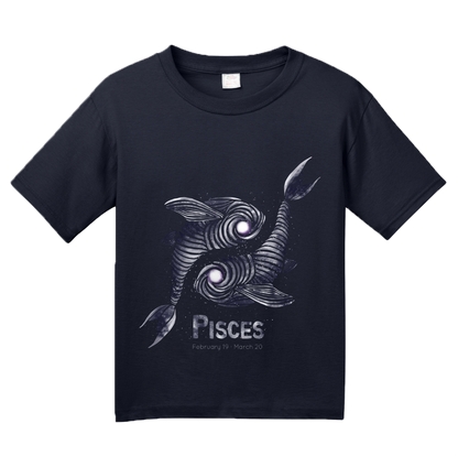 Youth Navy Star Sign: Pisces - Horoscope Astrology Astrological New Age T-shirt