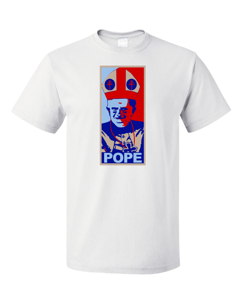 Standard White POPE (HOPE SPOOF) T-shirt
