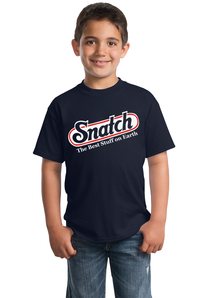 Youth Navy SNATCH - THE BEST STUFF ON EARTH T-shirt