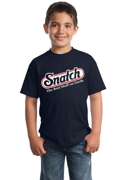 Youth Navy SNATCH - THE BEST STUFF ON EARTH T-shirt