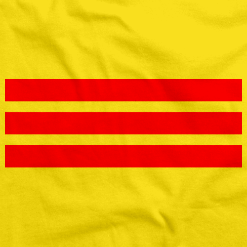 South Vietnam flag Yellow art preview