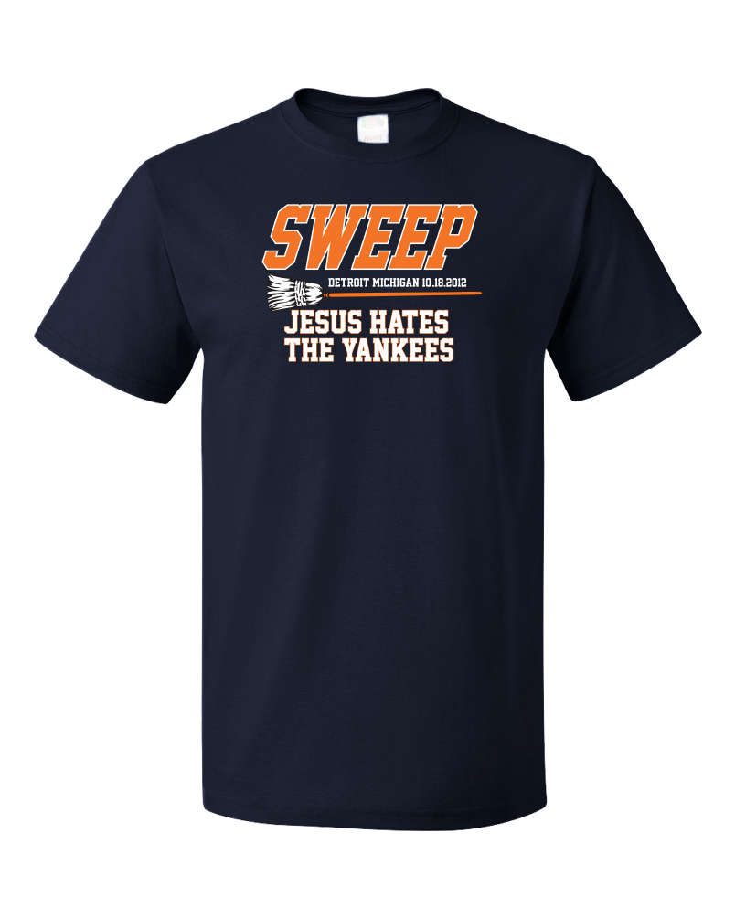 Standard Navy TIGERS SWEEP YANKEES ALCS 2012! T-shirt