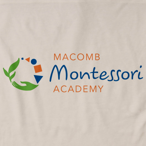 Macomb Montessori Academy Green, Blue, and Orange Logo Natural Art Preview