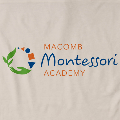 Macomb Montessori Academy Green, Blue, and Orange Logo Natural Art Preview