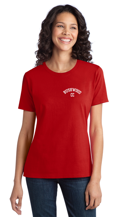 Ladies Red Bushwood Country Club - Homage To Caddyshack T-shirt