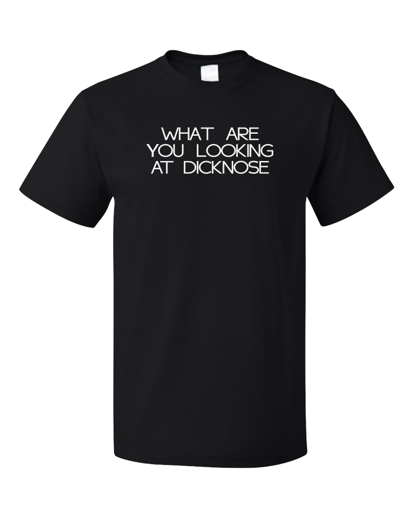 Standard Black Dicknose - Teen Wolf Homage 80s Movie T-shirt