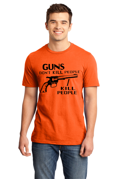 Standard Orange "Guns Don't Kill People - Happy Gilmore Homage  T-shirt