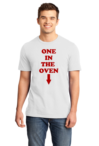 Standard White "One In The Oven" - Police Academy Homage Movie T-shirt