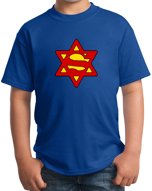 Youth Royal Super Jew - Funny Hebrew Hannakuh Hero Humor T-shirt