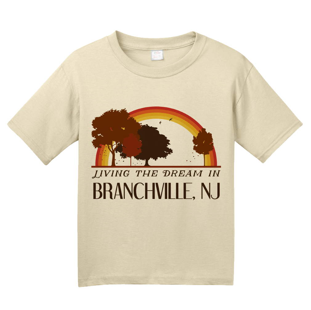 Youth Natural Living the Dream in Branchville, NJ | Retro Unisex  T-shirt