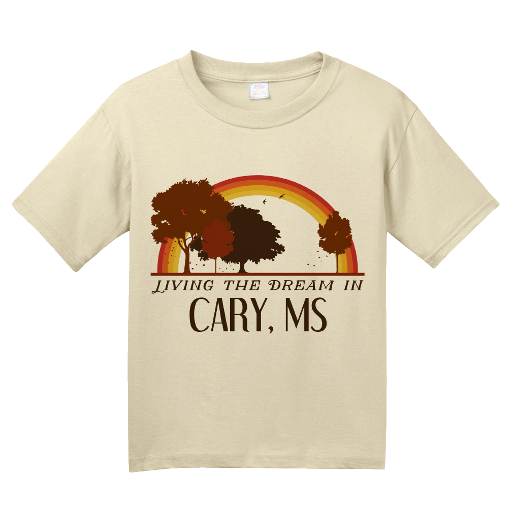 Youth Natural Living the Dream in Cary, MS | Retro Unisex  T-shirt
