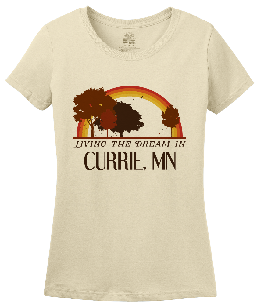 Ladies Natural Living the Dream in Currie, MN | Retro Unisex  T-shirt