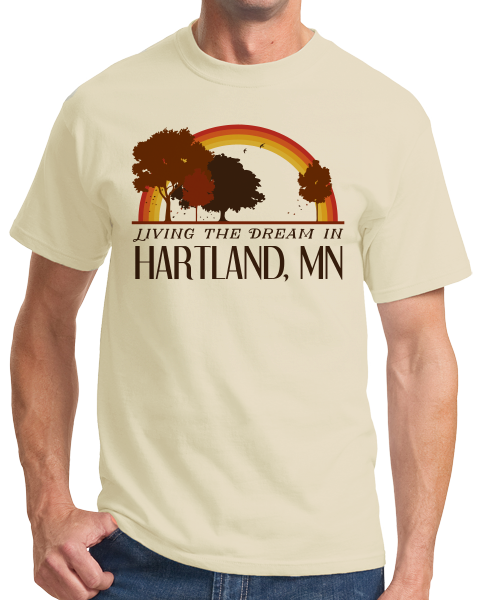 Standard Natural Living the Dream in Hartland, MN | Retro Unisex  T-shirt