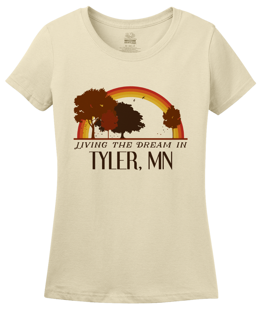 Ladies Natural Living the Dream in Tyler, MN | Retro Unisex  T-shirt