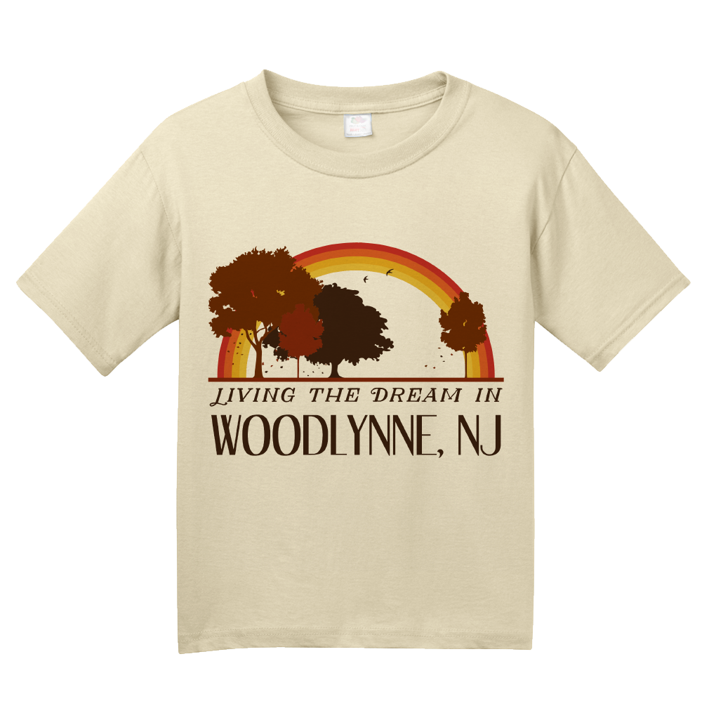 Youth Natural Living the Dream in Woodlynne, NJ | Retro Unisex  T-shirt