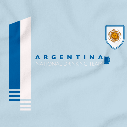 Argentina National Drinking Team Light blue Art Preview