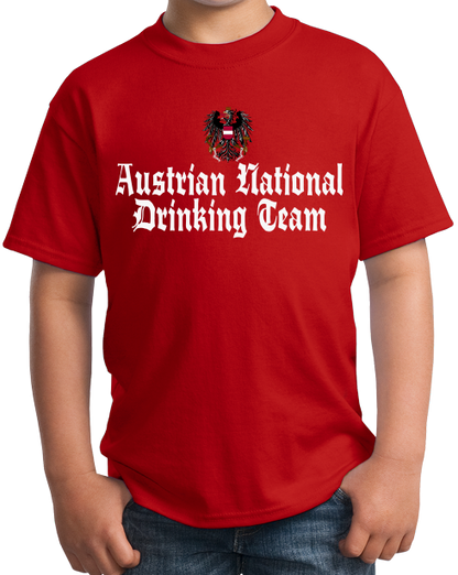 Youth Red Austrian National Drinking Team - Austrian Pride Vienna Salzburg T-shirt