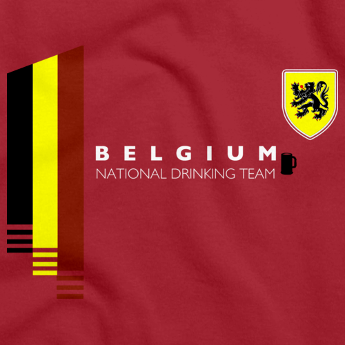 Belgium National Drinking Team Red art preview