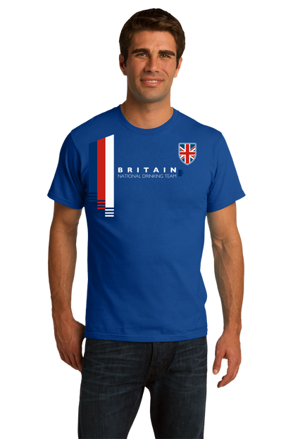 Standard Royal Britain National Drinking Team - British Soccer Football Funny T-shirt