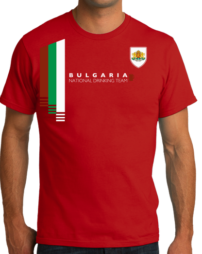 Standard Red Bulgaria National Drinking Team - Bulgarian Soccer Football T-shirt