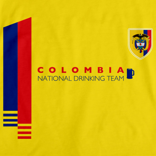 Colombia National Drinking Team Yellow art preview