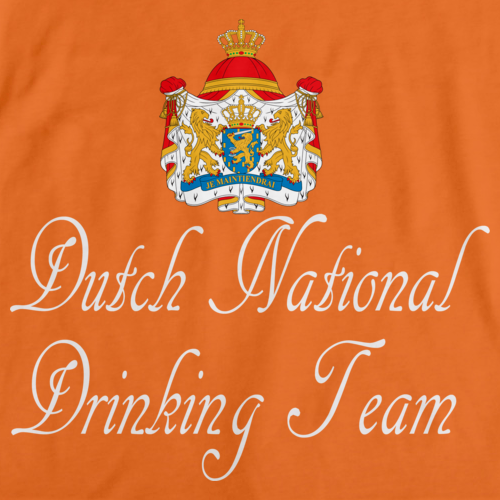 DUTCH NATIONAL DRINKING TEAM Orange art preview