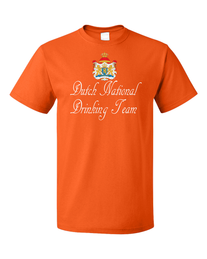 Standard Orange Dutch National Drinking Team - Netherlands Soccer Football Funny T-shirt