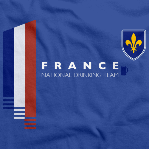 France National Drinking Team Royal Blue art preview