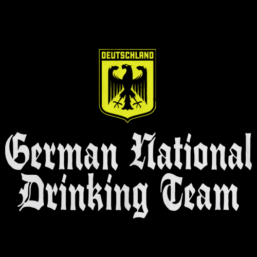GERMAN NATIONAL DRINKING TEAM Black art preview