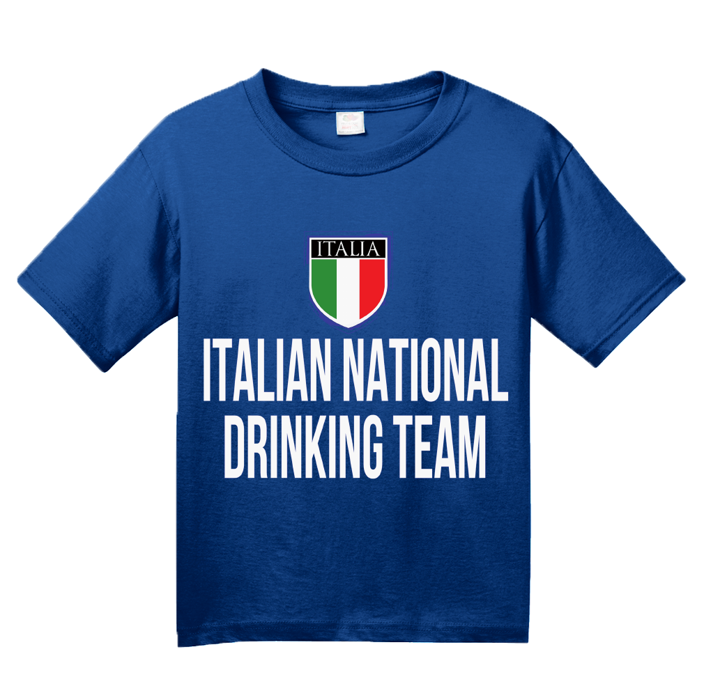 Youth Royal Italian National Drinking Team - Italy Soccer Football Funny T-shirt