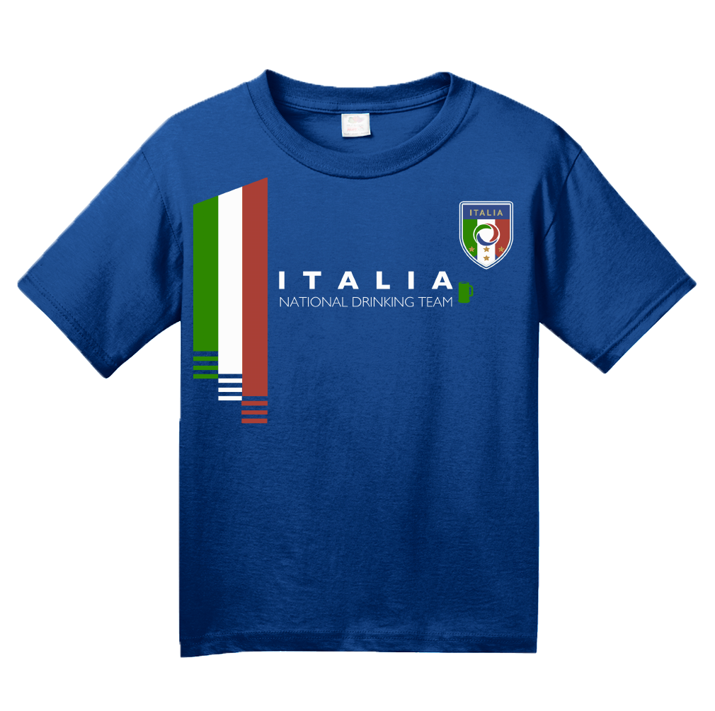 Youth Royal Italy National Drinking Team - Italian Soccer Football Funny T-shirt