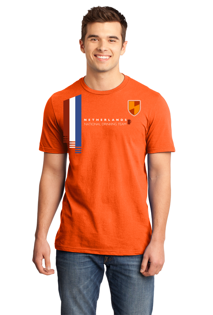 Standard Orange Netherlands National Drinking Team - Dutch Soccer Football T-shirt