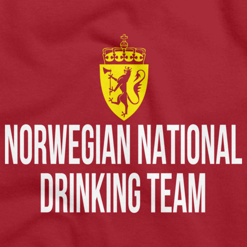 NORWEGIAN NATIONAL DRINKING TEAM Red art preview