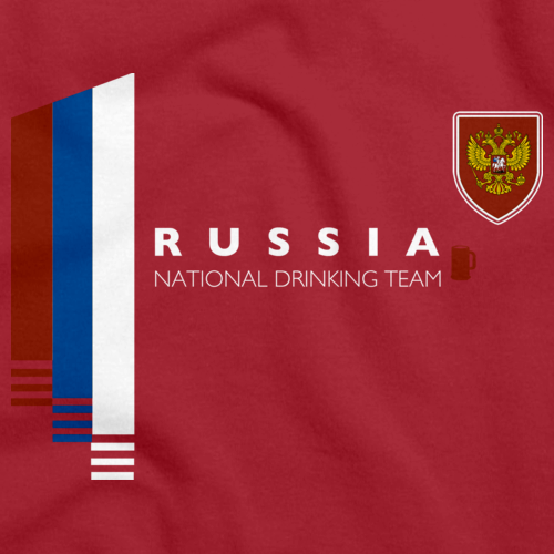 Russia National Drinking Team Red art preview