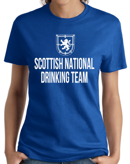 Ladies Royal Scottish National Drinking Team - Scotland Football Soccer Pub T-shirt