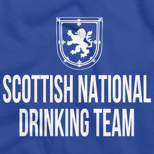 SCOTTISH NATIONAL DRINKING TEAM Royal Blue art preview