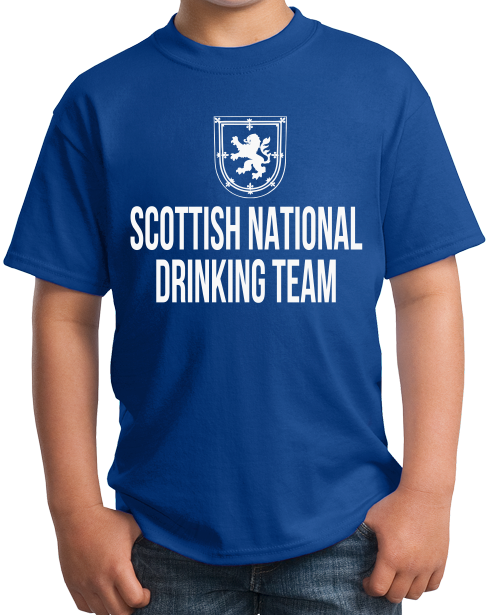 Youth Royal Scottish National Drinking Team - Scotland Football Soccer Pub T-shirt