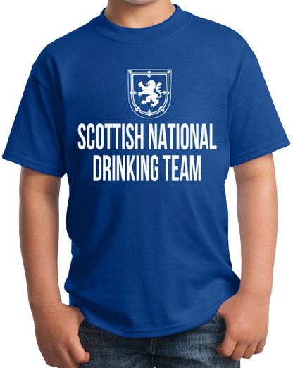 Youth Royal Scottish National Drinking Team - Scotland Football Soccer Pub T-shirt