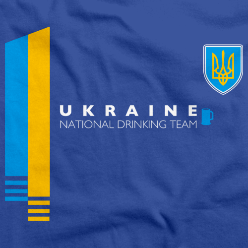 Ukraine National Drinking Team Royal Blue art preview